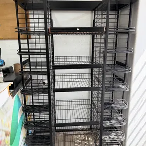 Retail floor display fixture, 6’7” tall x 4’ wide x 1’11” deep