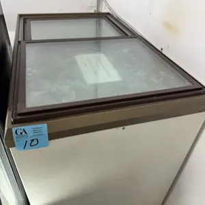 NOT COOLING: Caravell SFI 312 10 cubic foot freezer, Commercial Glass-Top Display Chest Freezer
Sliding glass lids, 115V
