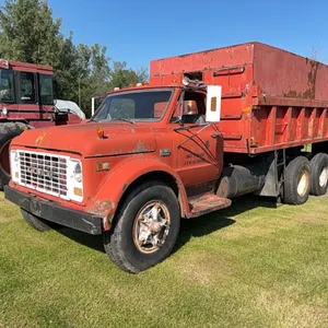 1969 GMC 960 Tandem Grain Truck,  c/w 14' Metal Box 6' High, 107,000 miles, VIN M9E639P014591