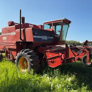 Massey Ferguson 760 Combine with P/Up Header, Straw Chopper, S/N 36-56969