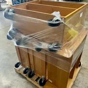 Wood Library Carts