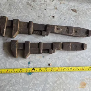2 antique wrenches