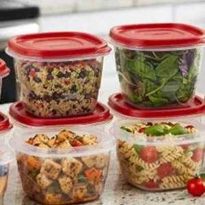 Lot of 2 - Rubbermaid TakeAlongs 4-Pack Food Storage Set
