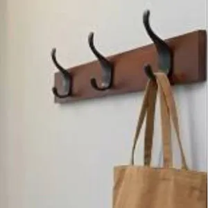 Amazon Basics Wall Mounted Coat Rack Espresso