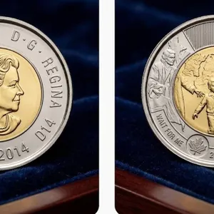 2014 Canada "Wait for Me, Daddy" $2 Coin mint sealed Set