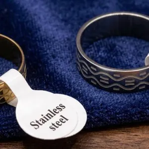 Stainless Steel Rings, Sizes 20 and 21