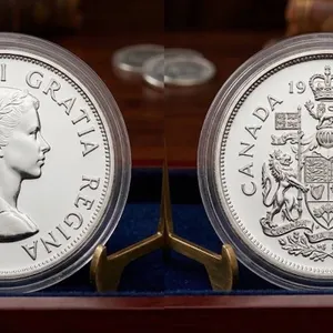 1964 Canada 50 Cents Silver Coin