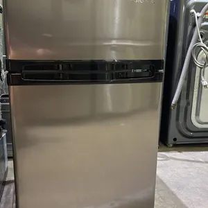 INSIGNIA STAINLESS STEEL SWING OUT BAR FRIDGE WITH FREEZER 18.5"W