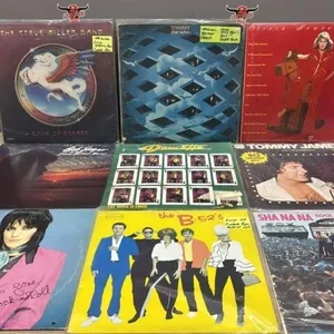 9 Asst. Record Albums.