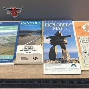Vintage Canadian Road Maps.