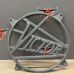 10” Victor Cast Iron Emblem.