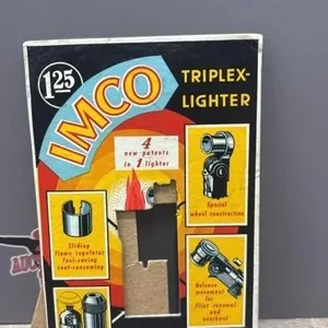 IMCO Triplex Lighter Unused Counter Display, NO