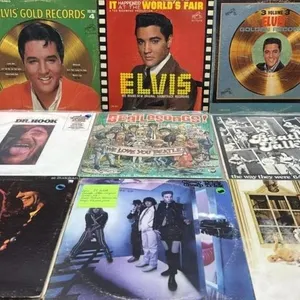 9 Asst. Record Albums.