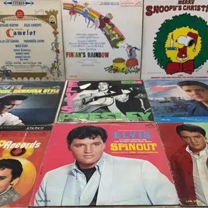 9 Asst. Record Albums.