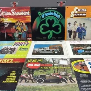 9 Asst. Record Albums.