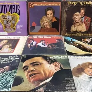 9 Asst. Record Albums.