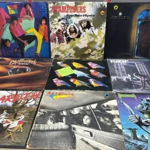 9 Asst. Record Albums.