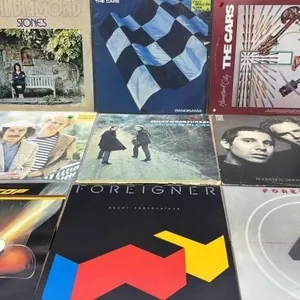 9 Asst. Record Albums.