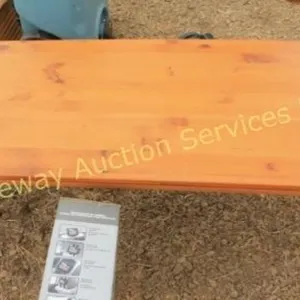 WOODEN COFFEE TABLE 48"X 21"X17"H