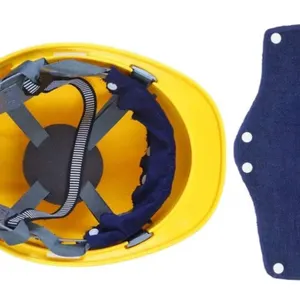 (6) Washable Snap in Hard Hat Sweat Liners