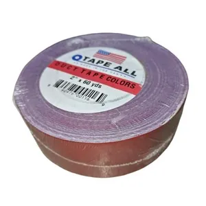 (1) Roll 2"x60yds Red Duct Tape Made in USA