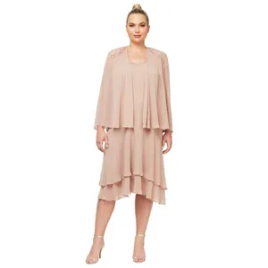 S.L. Fashions Mother of Bride Dress Cashmere 16
