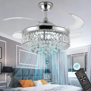 Panghuhu88 42 Retractable Ceiling Fan Light
