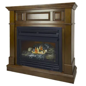 Pleasant Hearth 42 Heritage Wood Fireplace Mantel
