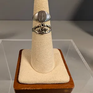 Two Sterling Silver Rings