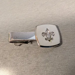 Sterling Silver Boy Scouts Tie Clip