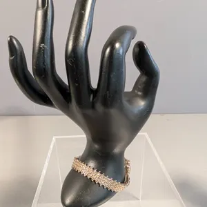Gold Tone Sterling Silver Bracelet