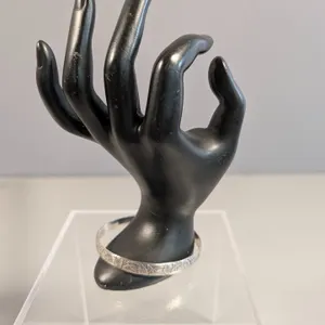 Octavia Sterling Silver Floral Bangle Bracelet