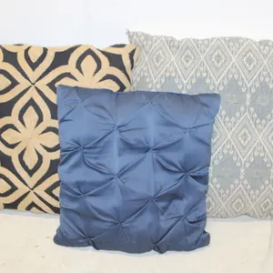 Blue & Cream Throw Pillows