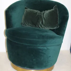 Velvet Swivel Chair