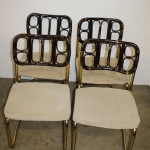 Rattan & Metal Dining Chairs