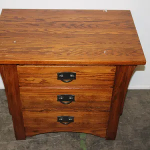Arts & Crafts Oak File Cabinet