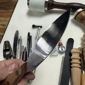 LEATHER WORKING TOOLS, BOARD & HOLDER
