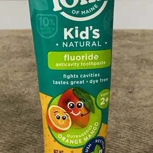**APPEARS NEW** Tom's Outrageous Orange Mango Kids Fluoride Natural Toothpaste - 5.1 oz