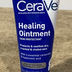 **APPEARS NEW** CeraVe Healing Ointment, Moisturizing Petrolatum Skin Protectant for Dry Skin Unscen