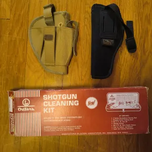Outers Shotgun Cleaning Kit & Gun Holsters Lot