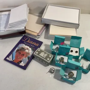 Diana book, origami jewelry, random stationery