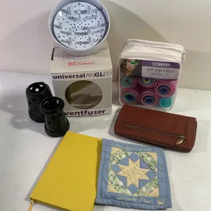 Hair Styling Accessories, Moxibustion Holders and Longaberger Leather Wallet
