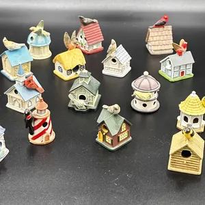 Lenox Porcelain Birdhouse Thimbles (23 Pieces)