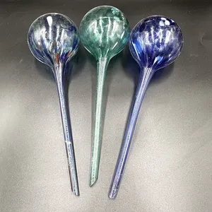 Hand-Blown Glass Plant Watering Globes (3 Pieces)