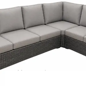 St. Croix 90° Sectional - Driftwood Grey Frame