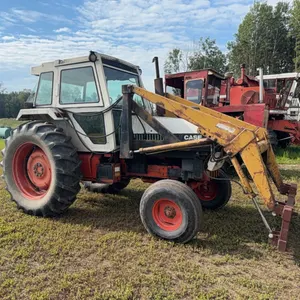 Case 1690 2wd Tractor w/ Ezee On Loader, Bucket, Grapple & Bale Fork