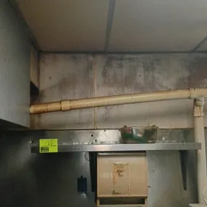 39"x11" stainless steel shelf
