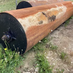Drum from land roller, 42" dia x 17' long, 5/8" steel, includes end bearing units, see lot details
