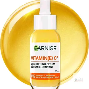New Garnier Vitamin C Serum for Face, With 4% Niacinamide, Salicylic Acid & Melasyl, Brightening, Anti-Dark Spot Serum, For All Skin Types, Even S