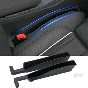 New 2-Pack Car Seat Gap Filler, Seat Gap Organizer with Phone Holder, Car Seat Accessories, Car Organizer Fit Car SUV Truck-2PCS Black 15.8" Long ea